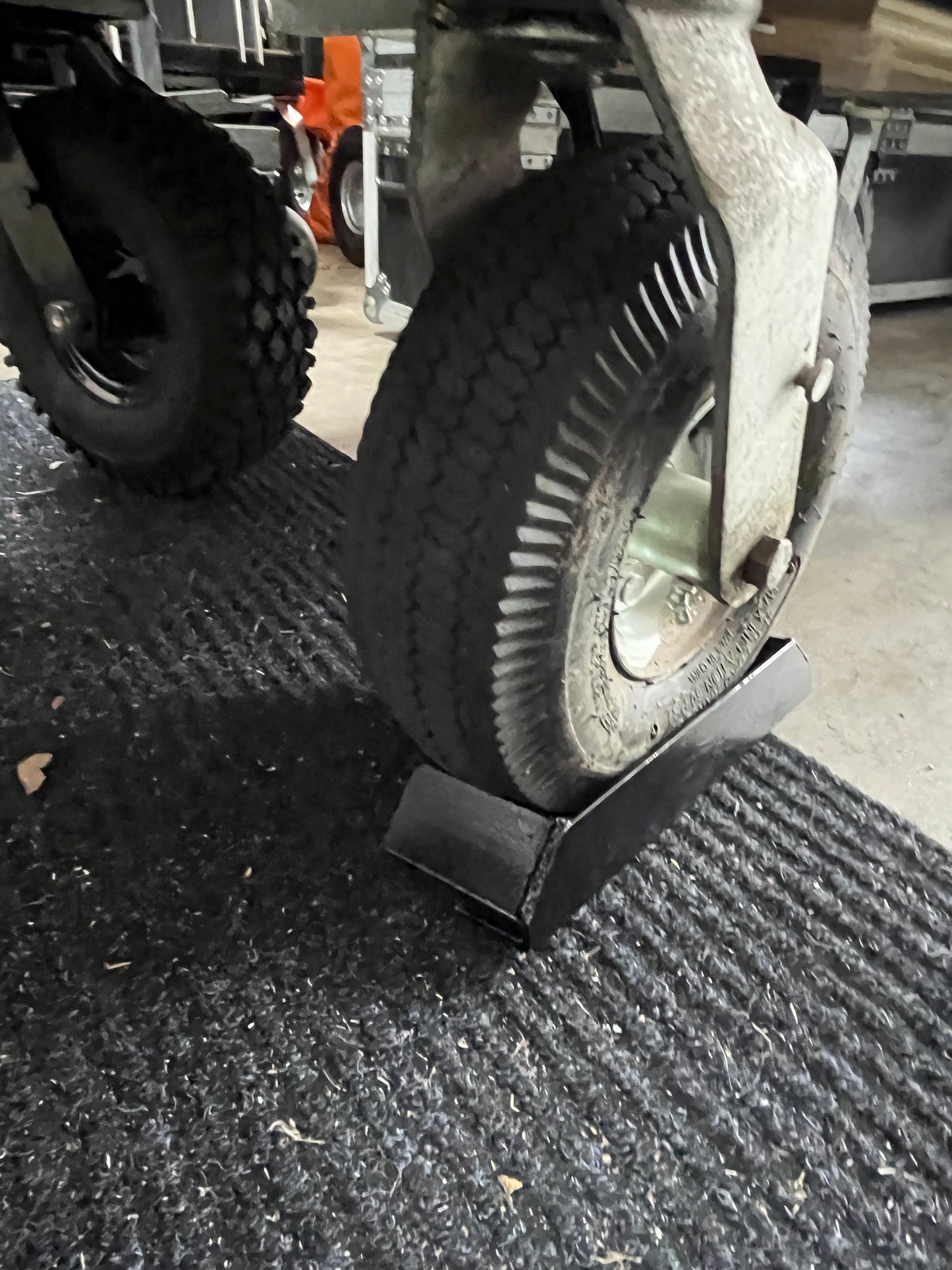 Camera Cart Wheel Chock